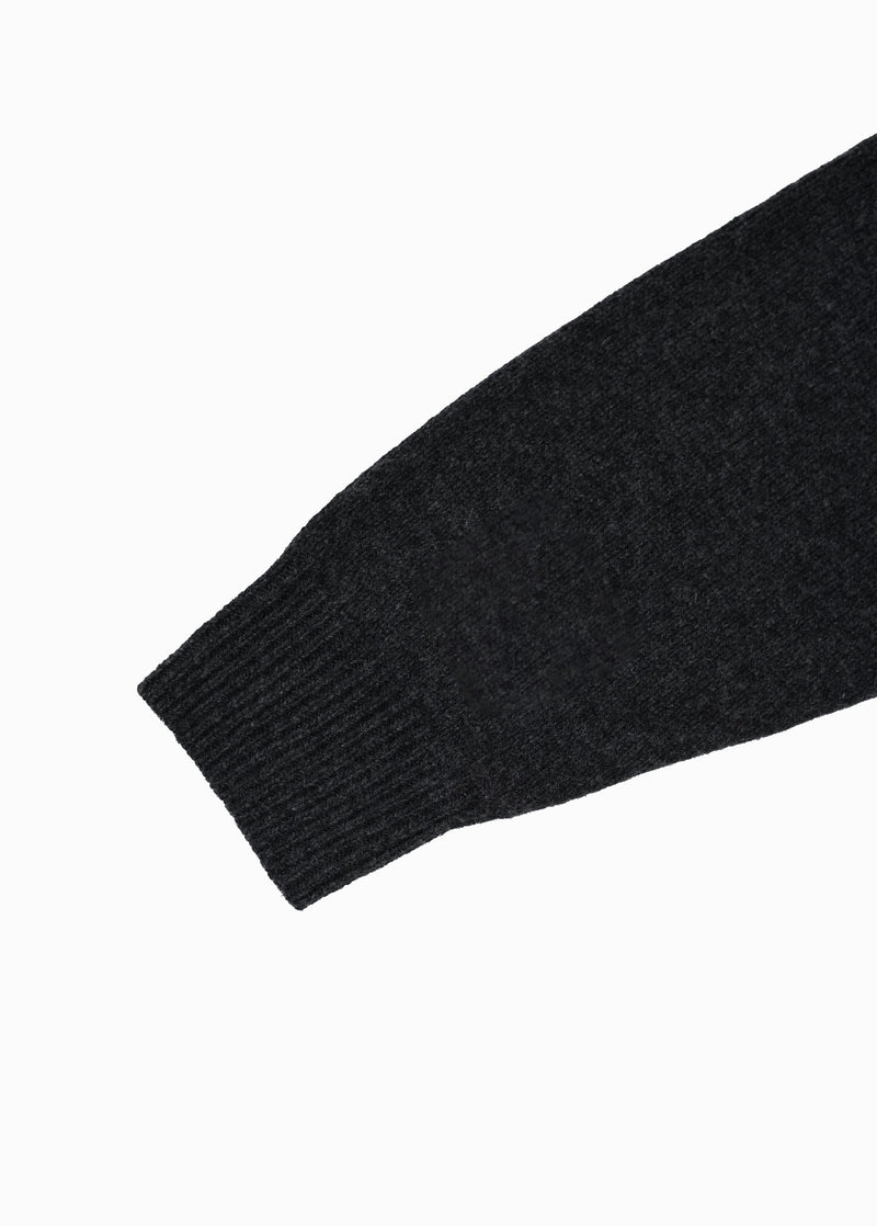 Extra Fine Merino Wool Double Neck Knit Pullover