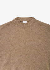 Extra Fine Merino Wool Double Neck Knit Pullover