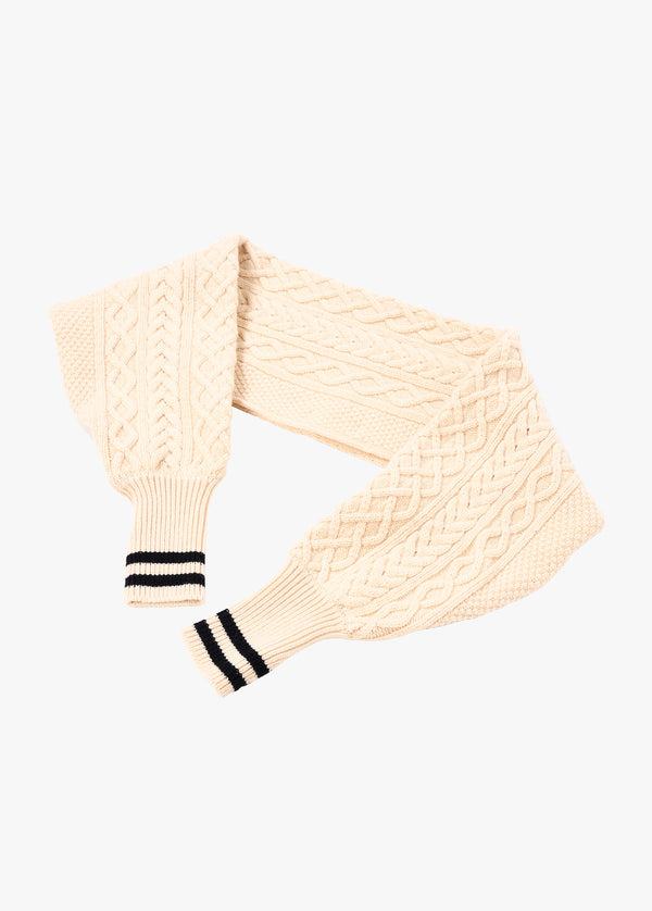 Jane Smith 5G-Aran Sleeve Sweater