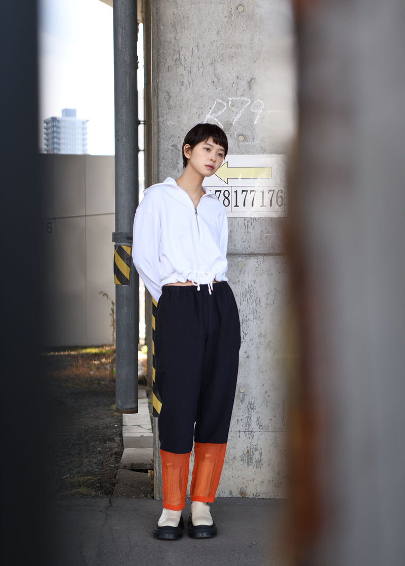 JUN MIKAMI See-through Border Pants