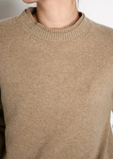 Extra Fine Merino Wool Double Neck Knit Pullover