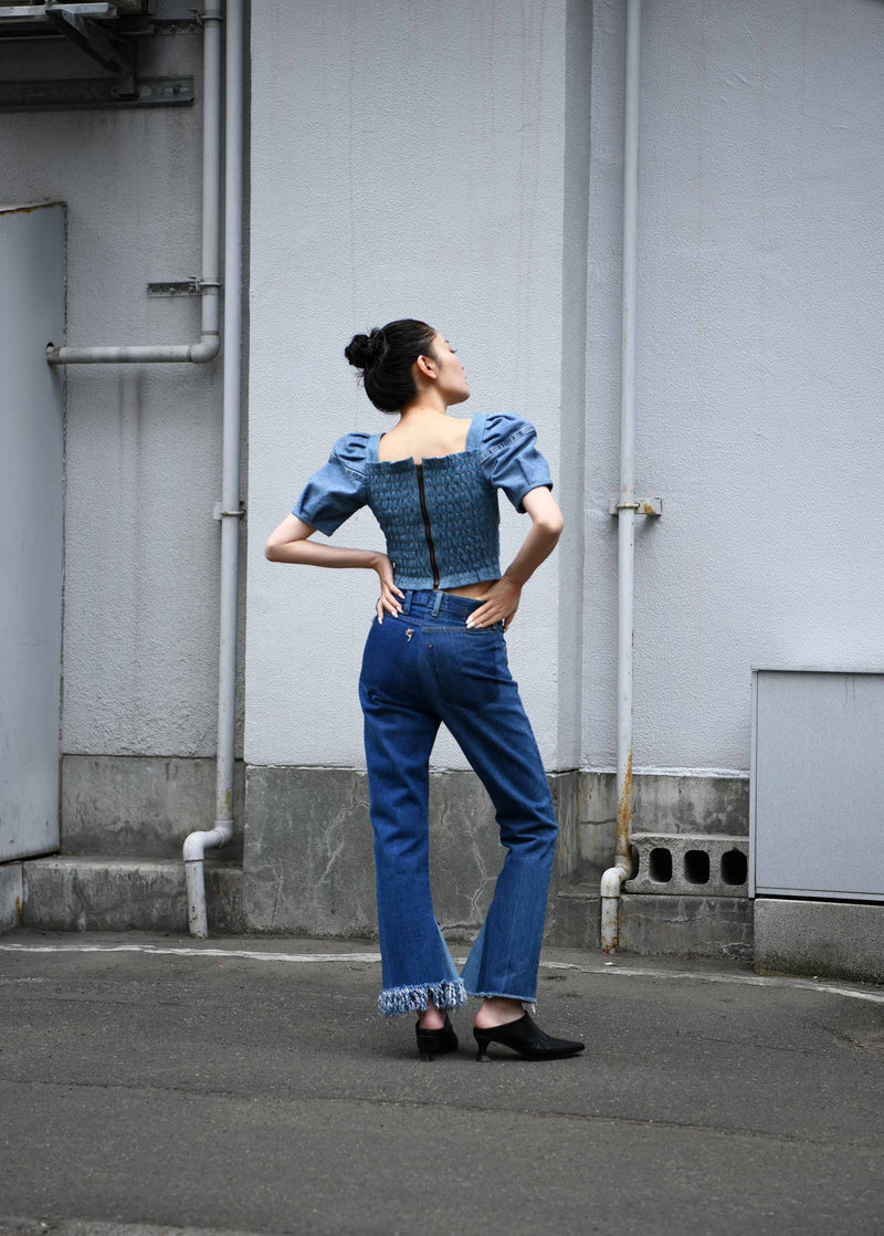 Fringe Flare Denim