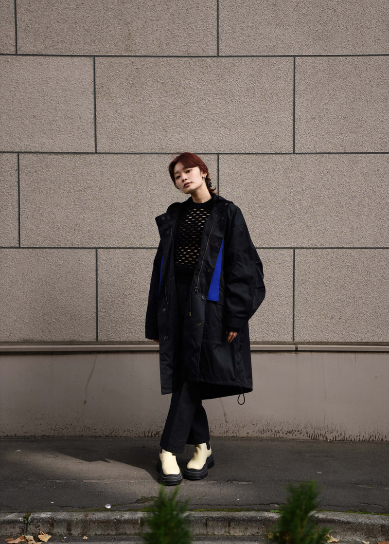 Taslan Nylon Removable Hood M-65 Coat
