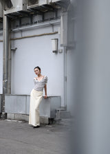 Pile Long Skirt