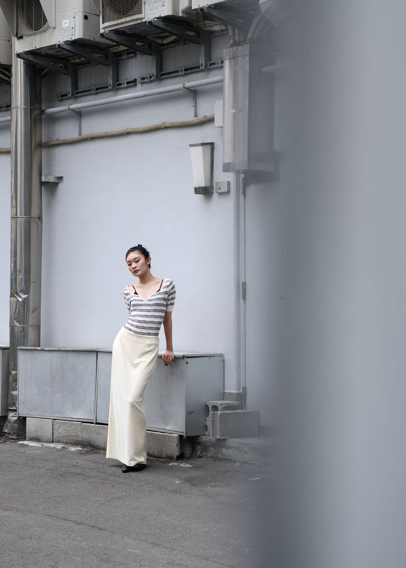 Pile Long Skirt