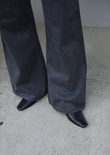 Denim Baggy Roll Pants