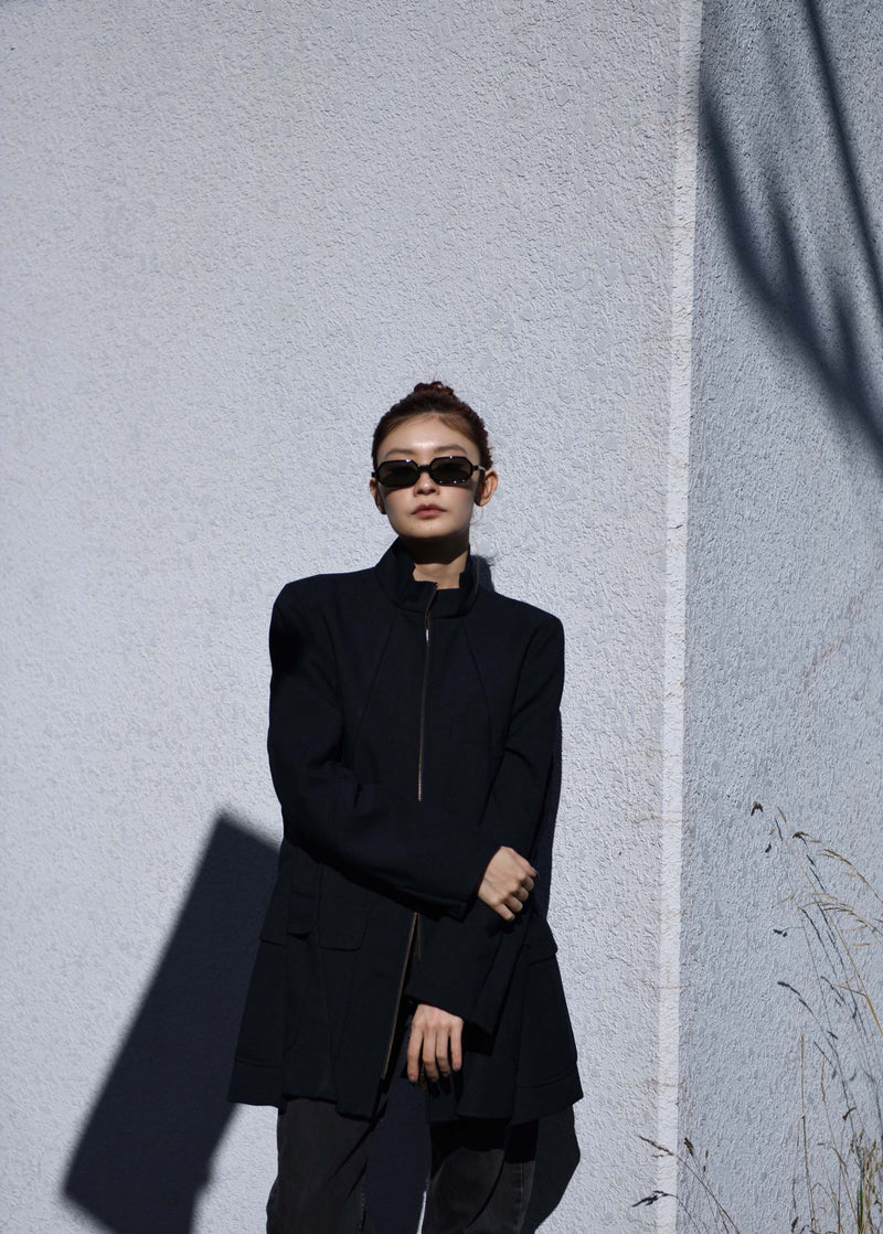 Circa Make Track Jacket Cutback Navy Blazer Jacket