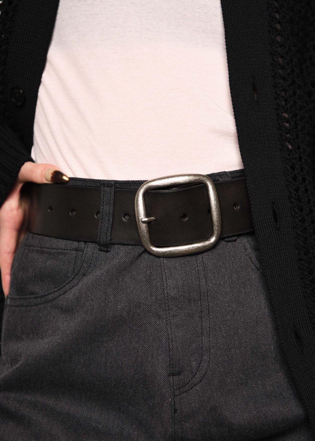 AKANE UTSUNOMIYA レザーベルト ブラック Leather Belt – moonrisesapporo