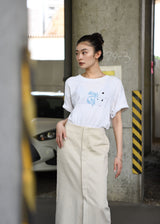 Center Slit Skirt