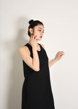 Linen Like PL Unhemmed Dress