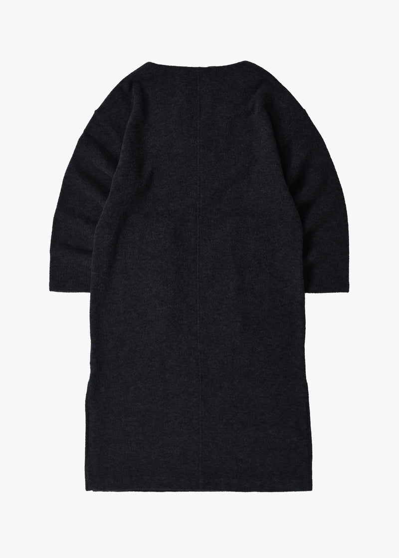 Wool Boucle Keyneck Dress