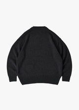 Extra Fine Merino Wool Double Neck Knit Pullover