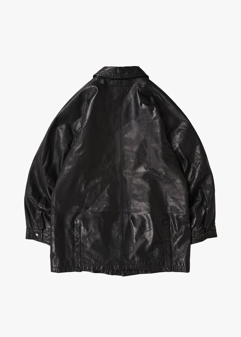 90's Nautica Leather Jacket