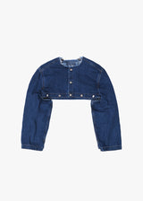 Currentage Cropped Denim Jacket