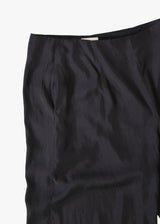 Vintage Finished Satin Straight Trousers