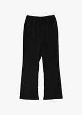 Eyelet Mesh Flare Pants