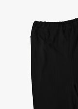 Eyelet Mesh Flare Pants