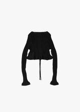 Rib Knit L/S Cardigan