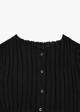 Rib Knit S/S Cardigan