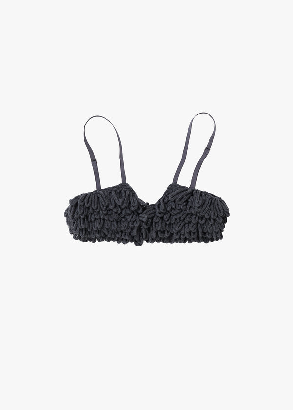 Fumie Tanaka Knit Loop Bra