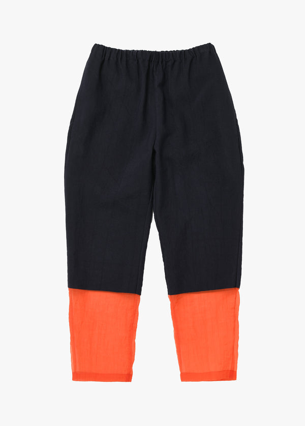 JUN MIKAMI See-through Border Pants