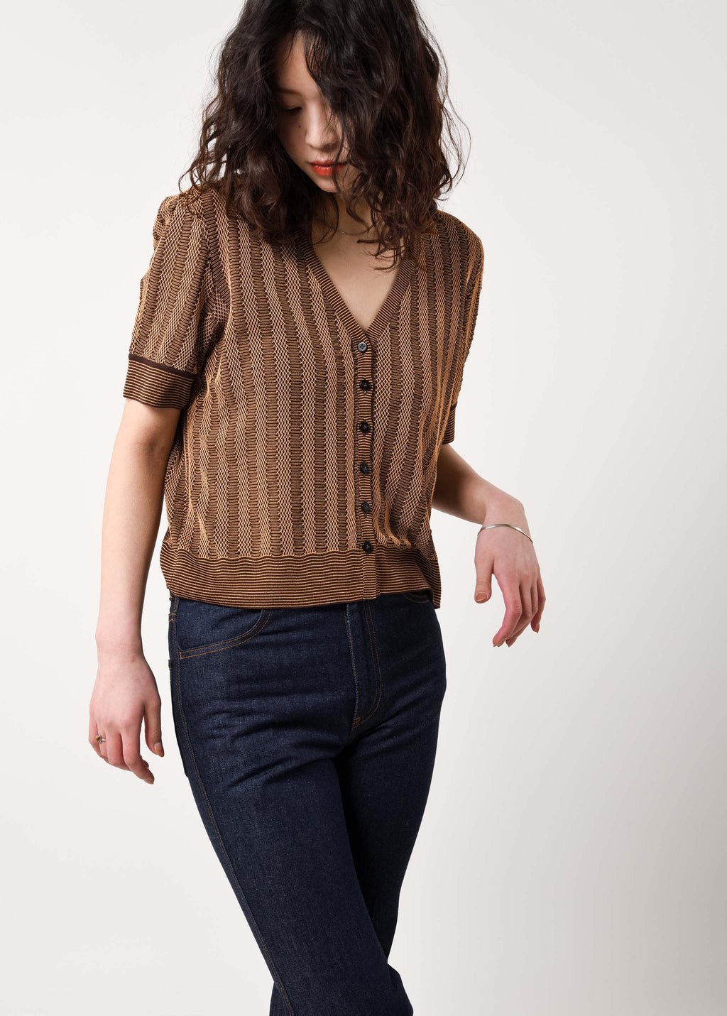 Rayon Cardigan Rayon Knit Cardigan – moonrisesapporo