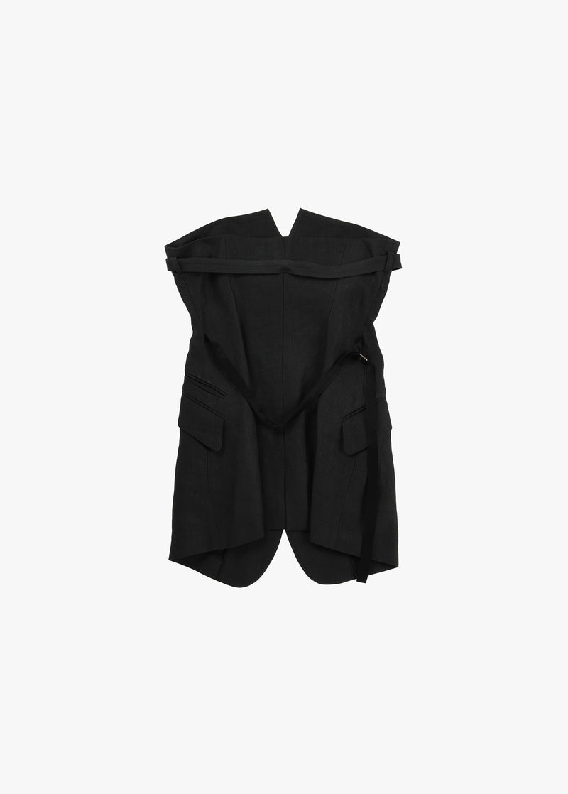 Ihnn Linen Tailored Vest