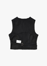 Jane Smith Linen Short Vest